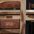 Ξύλινο Τραπέζι Κουζίνας Μοναστηριακό Waverly Palazzo 140X90